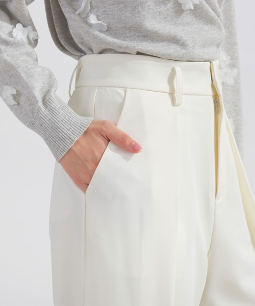 PICCIN(ピッチン)の「【低身長さん向け】タックワイドパンツ(その他パンツ・レディース・チャコールグレー/オフホワイト/ブラック・M/S)」の22枚目の写真