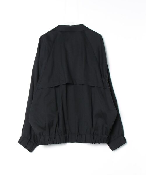 my beautiful landlet】STRETCH GABARRE THREE LINE BIG BLOUSON