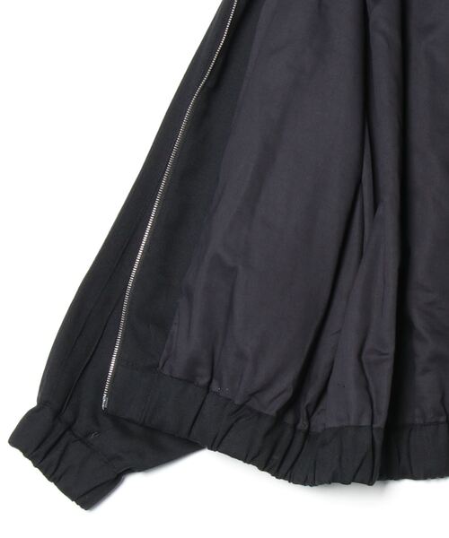 my beautiful landlet（マイビューティフルランドレット）の「【my beautiful landlet】STRETCH GABARRE THREE LINE BIG BLOUSON（ブルゾン・メンズ・ブラック/ベージュ/ネイビー/ブラウン・0/1）」の6枚目の写真