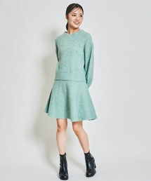 31 Sons de mode | ビジュー付きニットセットアップ(ワンピース)