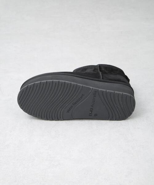 EMU Australia(エミューオーストラリア)の「EMU Australia/PLATFROM MICRO WOOL 厚底ブーツ(ブーツ・レディース・キャメル/ブラック・6/7/8)」の13枚目の写真