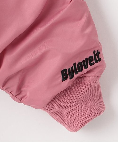 by LOVEiT（バイラビット）の「2WAYリボンMA-1（ブルゾン・キッズ・カーキ/ブラック/ピンク・120cm/130cm/140cm/150cm/160cm）」の9枚目の写真