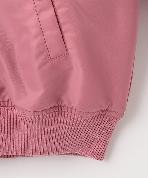 by LOVEiT（バイラビット）の「2WAYリボンMA-1（ブルゾン・キッズ・カーキ/ブラック/ピンク・120cm/130cm/140cm/150cm/160cm）」の11枚目の写真