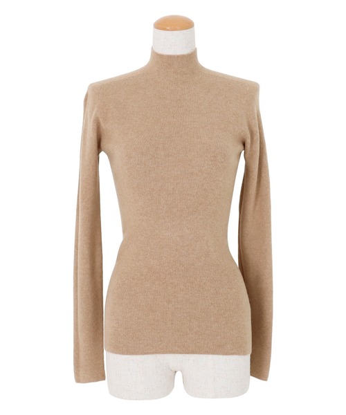 AMBIENT（アンビエント）の「ベーシックハイネックニット（ニット/セーター・レディース・ダークグレー/ホワイト/ブラック/ベージュ・FREE）」の13枚目の写真