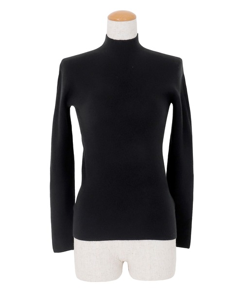 AMBIENT（アンビエント）の「ベーシックハイネックニット（ニット/セーター・レディース・ダークグレー/ホワイト/ブラック/ベージュ・FREE）」の11枚目の写真