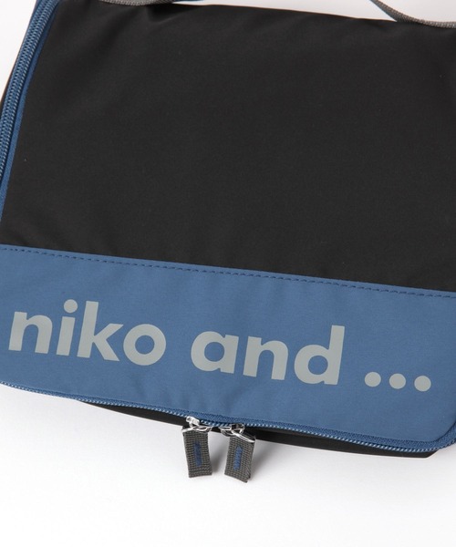 niko and...（ニコアンド）の「オリジナルニコロゴハンギングポーチ（トラベルグッズ・レディース・アイボリー/ブラック・XX-SMALL）」の8枚目の写真