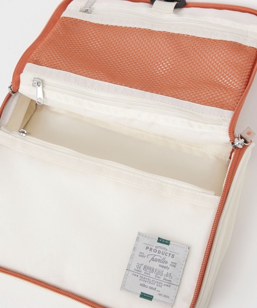 niko and...（ニコアンド）の「オリジナルニコロゴハンギングポーチ（トラベルグッズ・レディース・アイボリー/ブラック・XX-SMALL）」の15枚目の写真