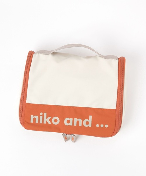 niko and...（ニコアンド）の「オリジナルニコロゴハンギングポーチ（トラベルグッズ・レディース・アイボリー/ブラック・XX-SMALL）」の22枚目の写真