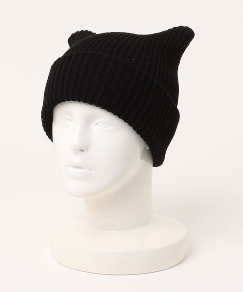 セール】猫耳 ニットキャップ（ニットキャップ/ビーニー）｜improves
