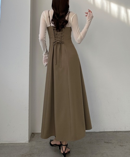 国内発送/ギフトOK☆Since Then☆バックレースアップ ワンピース 10-163291-5.jpg