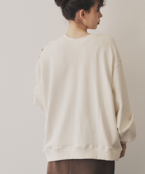 VIRAL.(バイラル)の「【ECLAT METTRE.】KEEP TRACK 裏毛プルオーバー(スウェット・レディース・ライトブルー/チャコールグレー/オフホワイト・00)」の12枚目の写真