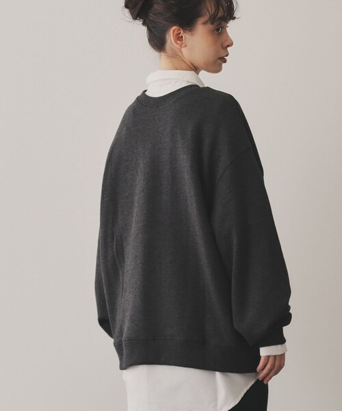 VIRAL.(バイラル)の「【ECLAT METTRE.】KEEP TRACK 裏毛プルオーバー(スウェット・レディース・ライトブルー/チャコールグレー/オフホワイト・00)」の15枚目の写真