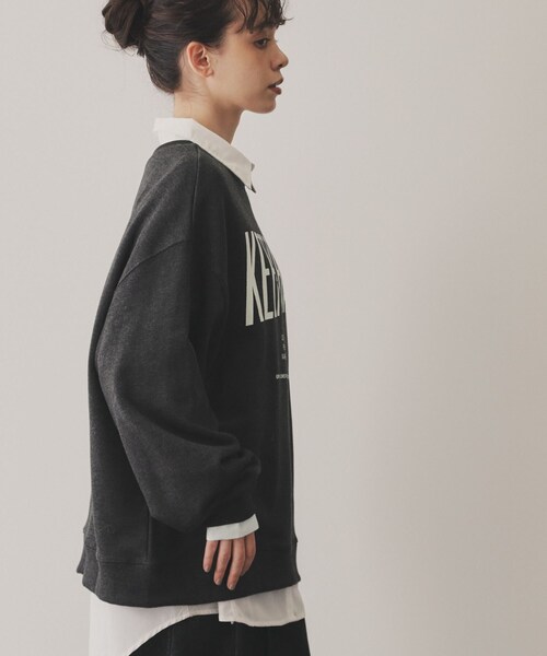 VIRAL.(バイラル)の「【ECLAT METTRE.】KEEP TRACK 裏毛プルオーバー(スウェット・レディース・ライトブルー/チャコールグレー/オフホワイト・00)」の16枚目の写真