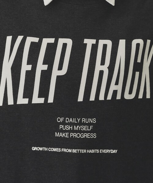 VIRAL.(バイラル)の「【ECLAT METTRE.】KEEP TRACK 裏毛プルオーバー(スウェット・レディース・ライトブルー/チャコールグレー/オフホワイト・00)」の18枚目の写真