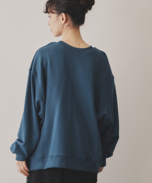 VIRAL.(バイラル)の「【ECLAT METTRE.】KEEP TRACK 裏毛プルオーバー(スウェット・レディース・ライトブルー/チャコールグレー/オフホワイト・00)」の19枚目の写真