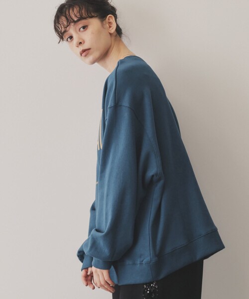 VIRAL.(バイラル)の「【ECLAT METTRE.】KEEP TRACK 裏毛プルオーバー(スウェット・レディース・ライトブルー/チャコールグレー/オフホワイト・00)」の20枚目の写真