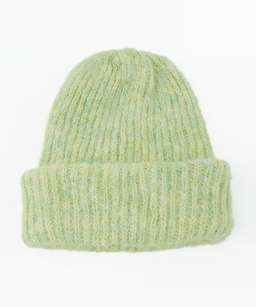 polcadot（ポルカドット）の「モヘア ニット帽（ニットキャップ/ビーニー・レディース・グレー/ブラック/ホワイト/ライム/ピンク/ブルー・FREE）」の12枚目の写真