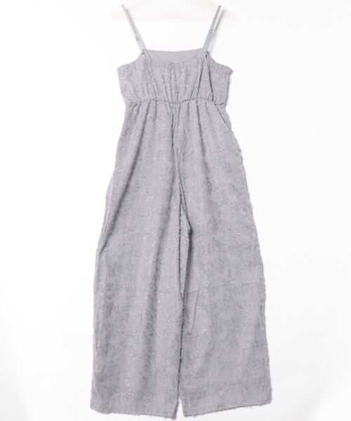 each（イーチ）の「フラワーフリンジジャガードキャミワイドサロペ（サロペット/オーバーオール・レディース・グレー/アイボリー・FREE）」の20枚目の写真