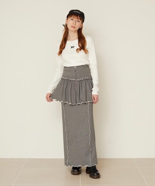 MILKFED.（ミルクフェド）の「BACK RIBBON CAP（キャップ・レディース・グレー/ブラック/ライトピンク・ONE SIZE）」の10枚目の写真