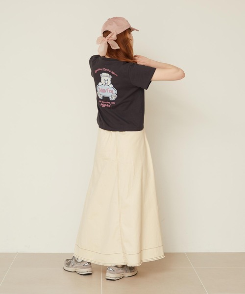 MILKFED.（ミルクフェド）の「BACK RIBBON CAP（キャップ・レディース・グレー/ブラック/ライトピンク・ONE SIZE）」の17枚目の写真