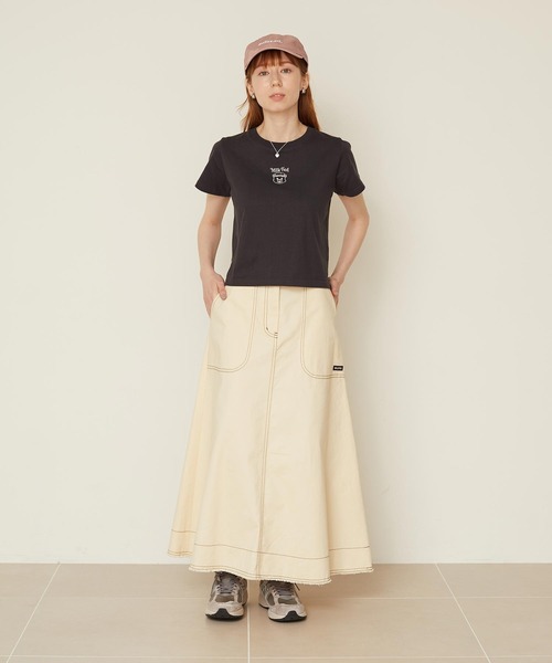 MILKFED.（ミルクフェド）の「BACK RIBBON CAP（キャップ・レディース・グレー/ブラック/ライトピンク・ONE SIZE）」の21枚目の写真