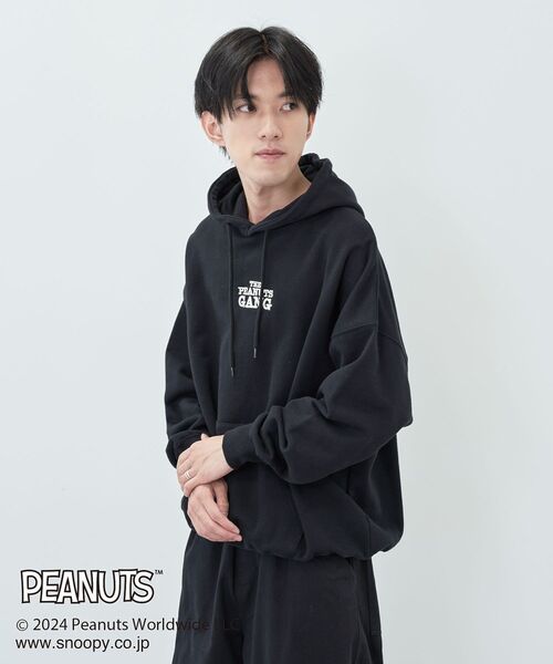 PEANUTS(ピーナッツ)の「【PEANUTS】プリントパーカー(パーカー・レディース・ブルーグリーン/ブラック/ホワイト系その他・M/XL/L)」の15枚目の写真