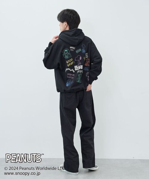 PEANUTS(ピーナッツ)の「【PEANUTS】プリントパーカー(パーカー・レディース・ブルーグリーン/ブラック/ホワイト系その他・M/XL/L)」の20枚目の写真