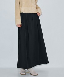 PUBLIC TOKYO | ウールギャバタックフレアースカート(スカート)