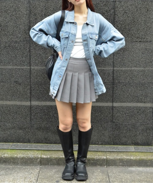 &soiree(アンドソワレ)の「【&soiree】オーバーサイズデニムジャケット(CP)(デニムジャケット・レディース・ブルー・FREE)」の16枚目の写真