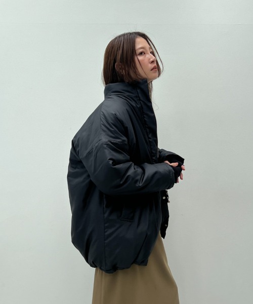 y/m（イム）の「中綿スタンドカラーコート（ブルゾン）」 - WEAR