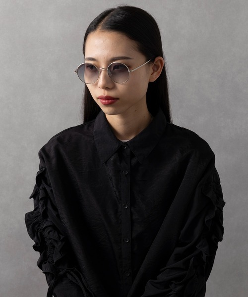 セール】【SETUP7】メタルフレームサングラス クリア⇔カラー 調