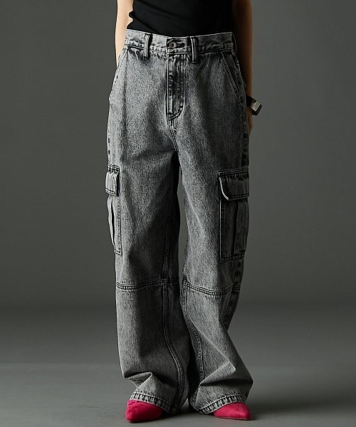 GEVS.(ジェイヴィス)の「綿100%アウトポケットデニムパンツ<大きいサイズ有>GEVS.(デニムパンツ・レディース・グレー系/ブルー系・84/88/73/76/80/92/96/98/106/114/122)」の18枚目の写真