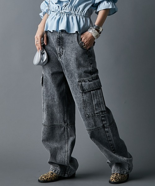 GEVS.(ジェイヴィス)の「綿100%アウトポケットデニムパンツ<大きいサイズ有>GEVS.(デニムパンツ・レディース・グレー系/ブルー系・84/88/73/76/80/92/96/98/106/114/122)」の17枚目の写真