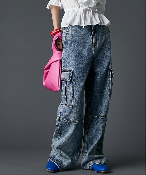 GEVS.(ジェイヴィス)の「綿100%アウトポケットデニムパンツ<大きいサイズ有>GEVS.(デニムパンツ・レディース・グレー系/ブルー系・84/88/73/76/80/92/96/98/106/114/122)」の15枚目の写真