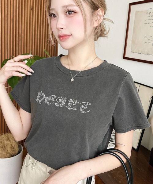 【関税込み】 ☆HERNO☆ ラインストーン ロゴ 半袖Tシャツ 関税込み】 ☆HERNO☆ ラインストーン ロゴ 半袖Tシャツ (HERNO