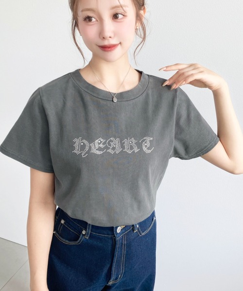 バーバリー ロンドン Tシャツ カットソー 半袖 ラインストーン コットン 2 BURBERRY（バーバリー） カットソー 8094283 レディース 半袖 Tシャツ
