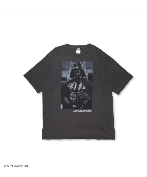 STAR WARS(スターウォーズ)の「『スター・ウォーズ/STARWARS』"""Darth Vader"" T-Shirt" 半袖プリントTシャツ ビックシルエット ピグメント加工 ヴィンテージライク(Tシャツ/カットソー・メンズ・チャコール/ホワイト・LARGE/MEDIUM/X-LARGE)」の5枚目の写真