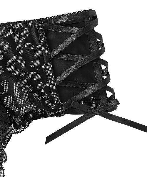 スパークル レオパード ハーフバックショーツ（ショーツ）｜aimerfeel