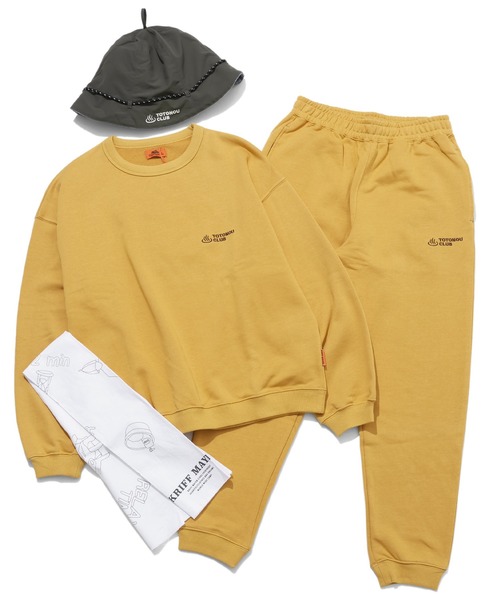 KRIFF MAYER（クリフメイヤー）の「TOTONOU CLUBサウナセット（ルームウェア/パジャマ・メンズ・オートミール/ブラック/グレー/カーキ/イエロー・X-LARGE/LARGE/MEDIUM/SMALL）」の12枚目の写真
