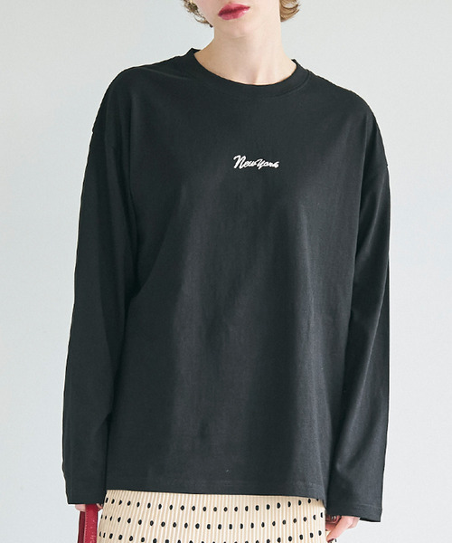 coca（coca）（コカ）の「【WEB限定セール】ワンポイントロゴプリントTシャツ（Tシャツ/カットソー・メンズ・ライトベージュ/アイボリー/ブラック/チャコール・M/XL/L）」の3枚目の写真