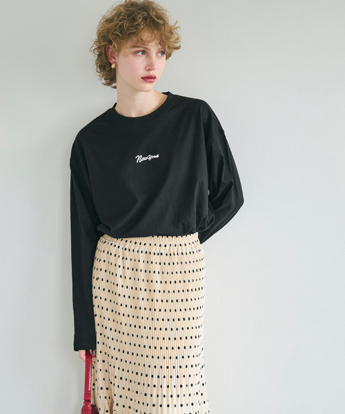 coca（coca）（コカ）の「【WEB限定セール】ワンポイントロゴプリントTシャツ（Tシャツ/カットソー・メンズ・ライトベージュ/アイボリー/ブラック/チャコール・M/XL/L）」の16枚目の写真