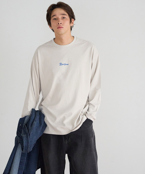 coca（coca）（コカ）の「【WEB限定セール】ワンポイントロゴプリントTシャツ（Tシャツ/カットソー・メンズ・ライトベージュ/アイボリー/ブラック/チャコール・M/XL/L）」の18枚目の写真