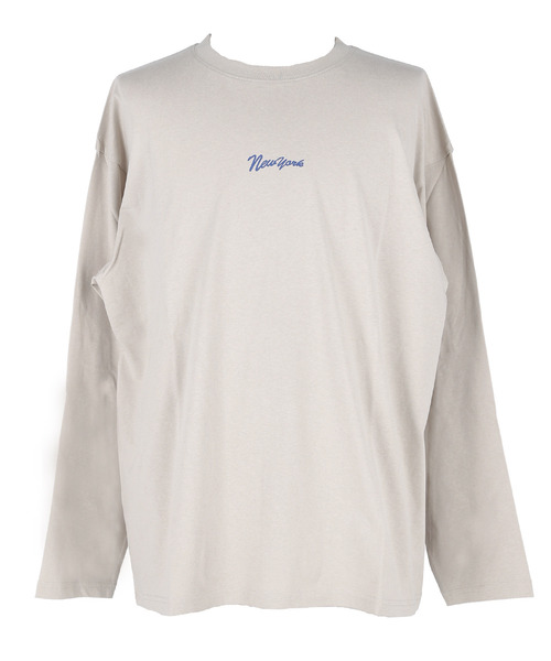 coca（coca）（コカ）の「【WEB限定セール】ワンポイントロゴプリントTシャツ（Tシャツ/カットソー・メンズ・ライトベージュ/アイボリー/ブラック/チャコール・M/XL/L）」の5枚目の写真