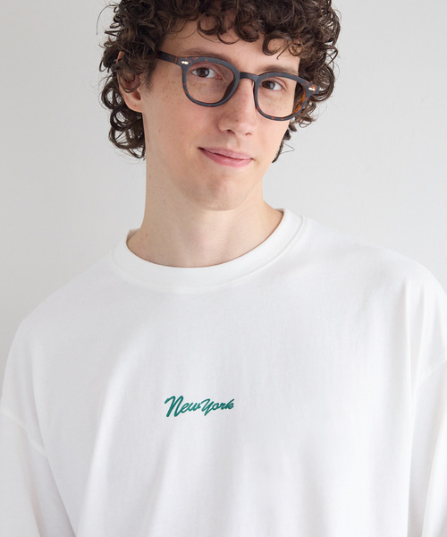 coca（coca）（コカ）の「【WEB限定セール】ワンポイントロゴプリントTシャツ（Tシャツ/カットソー・メンズ・ライトベージュ/アイボリー/ブラック/チャコール・M/XL/L）」の13枚目の写真