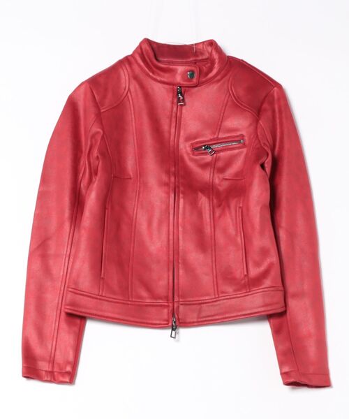 Desigual（デシグアル）の「マオカラーのライダージャケット（ライダースジャケット・レディース・ブラック/ホワイト/レッド・XXL/XL/L/M/S/XS）」の14枚目の写真