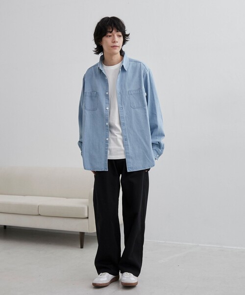 SMITH'S（スミス）の「SMITH’S（スミス）別注　ワークペインターイージーパンツ（オフホワイト／ブラック）（その他パンツ・メンズ・オフホワイト/ブラック・M/L/XL）」の6枚目の写真