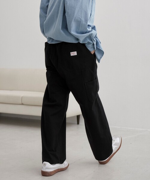 えみおわすワークパンツs 生成オフホワイト