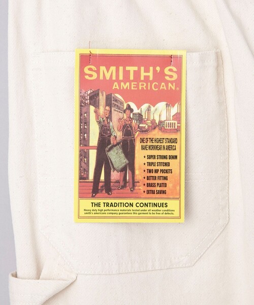 SMITH'S（スミス）の「SMITH’S（スミス）別注　ワークペインターイージーパンツ（オフホワイト／ブラック）（その他パンツ・メンズ・オフホワイト/ブラック・M/L/XL）」の12枚目の写真