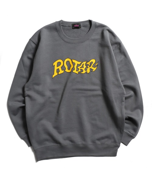 ROTAR(ローター)の「Fire LOGO SWEAT(スウェット・メンズ・ブラック/アッシュグレー/ロイヤルブルー/グリーン系その他・SMALL/MEDIUM/LARGE/X-LARGE)」の3枚目の写真