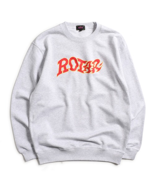 ROTAR(ローター)の「Fire LOGO SWEAT(スウェット・メンズ・ブラック/アッシュグレー/ロイヤルブルー/グリーン系その他・SMALL/MEDIUM/LARGE/X-LARGE)」の2枚目の写真